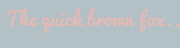 Image with Font Color E3BAB4 and Background Color B3C0C6